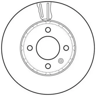Гальмівний диск передній VW Up! / Skoda Citigo / Seat Mii Jurid 562727JC