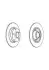 Тормозной диск задний Renault Clio IV, Fluence, Megane CC, Megane III, Scenic III Jurid 562731J1 (фото 1)