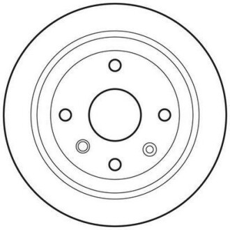 Гальмівний диск задній Chevrolet Aveo, Lacetti / Dacia Logan Jurid 562740JC