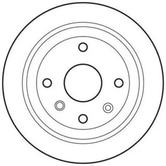 Тормозной диск задний Chevrolet Aveo, Lacetti / Dacia Logan Jurid 562740JC