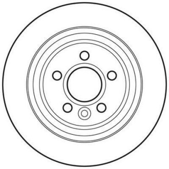 Гальмівний диск задній Volvo S60, S80, XC70 Jurid 562741JC