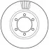 Тормозной диск передний Toyota Land Cruiser Prado / Lexus GX Jurid 562743JC (фото 1)