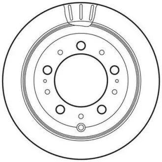 Тормозной диск задний Lexus LX/Toyota Land Cruiser 100 Jurid 562744JC