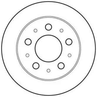 Гальмівний диск задній Peugeot Boxer / Citroen Jumper / Fiat Ducato Jurid 562753JC