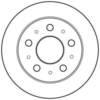 Гальмівний диск задній Peugeot Boxer / Citroen Jumper / Fiat Ducato Jurid 562757JC