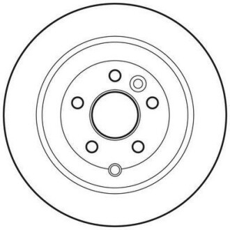 Тормозной диск задний Land Rover Freelander 2 Jurid 562765JC