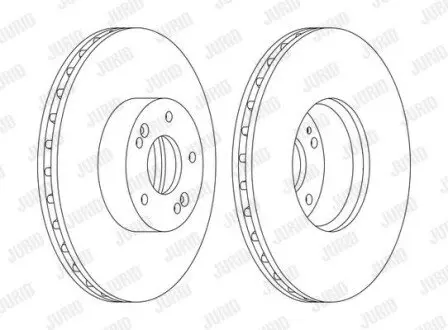 Гальмівний диск Jurid 562778JC1