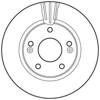 Тормозной диск передний Hyundai Galloper, Highway, Santa Fe, Trajet Jurid 562789JC