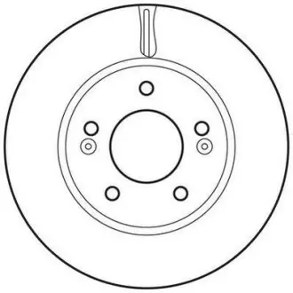 Гальмівний диск передній Hyundai Accent / Elantra Jurid 562817JC