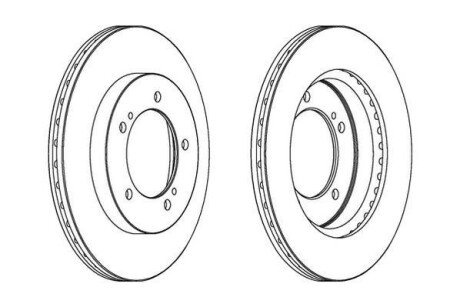 SUZUKI диск гальмівний передн.Vitara -98 Jurid 562906JC