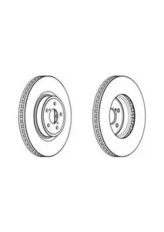 Гальмівний диск передній Subaru Legacy, Forester, Outback Jurid 562945JC1