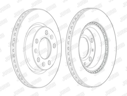 Гальмівний диск Jurid 562993JC