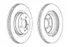 Гальмівний диск передній Land Rover Discovery, Range Rover Sport Jurid 563046JC1 (фото 1)
