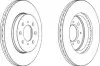 Тормозной диск передний Honda City, Civic, Domani, Jazz Jurid 563065JC (фото 2)