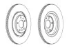 Тормозной диск задний Audi A8 / VW Phaeton / Bentley Continental, Flying Spur Jurid 563095JC (фото 1)