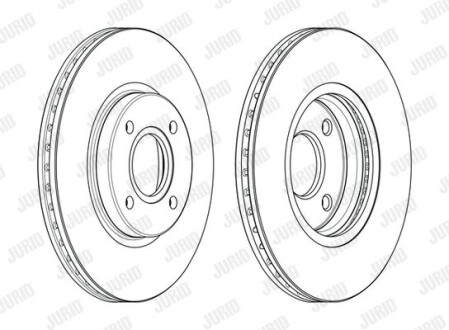 Гальмівний диск Jurid 563115JC