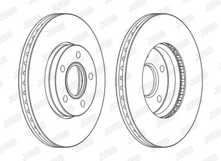 Гальмівний диск Jurid 563160JC (фото 1)
