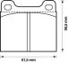 Тормозные колодки передние Mercedes Opel / Audi / BMW / Ford / Volvo / Porsche Jurid 571279J (фото 1)