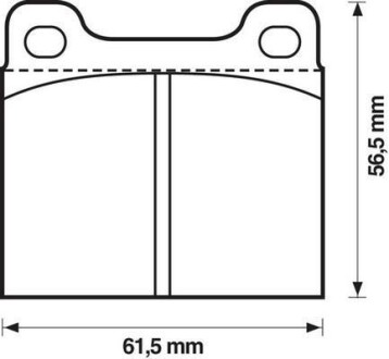 Гальмівні колодки передні Mercedes Opel / Audi / BMW / Ford / Volvo / Porsche Jurid 571279J