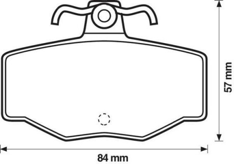 Тормозные колодки задние Nissan Almera, Primera Jurid 571421J