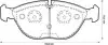 Тормозные колодки передние Audi A8, TT/BMW 7-Series, Z8 Mercedes S-Class, E-Class/Bentley Jurid 571872J (фото 1)