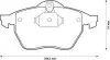 Колодки тормозные передние Opel Astra G, Calibra A, Vectra B / Chevrolet / Infinity Q45 Jurid 571920J (фото 1)