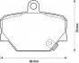 Тормозные колодки передние Smart Cabrio, City Coupe, Fortwo, Crossblade, Roadster Jurid 571995J (фото 1)