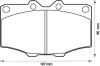 Тормозные колодки передние Toyota 4Runner, Hi-Lux, Land Cruiser Jurid 572178J (фото 1)