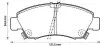 Тормозные колодки передние Honda Capa, City, Civic V VI, CRX, Jazz Jurid 572324J (фото 1)