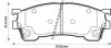 Колодки тормозные передние FORD PROBE/ MAZDA 626, MX-6 Jurid 572325J (фото 1)