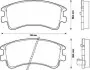 Гальмівні колодки передні Mazda 6 (2002->) Jurid 572482J (фото 1)
