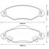 Тормозные колодки передние Toyota Yaris/Yaris Verso 1.0/1.3/1.4/1.5 99- Jurid 572510J (фото 1)