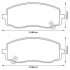 Тормозные колодки передние Hyundai i10 / KIA Picanto Jurid 572526J (фото 1)