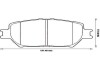 Тормозные колодки передние Toyota Camry, Corona, Mark X/Lexus GS Jurid 572553J (фото 1)