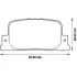 Тормозные колодки задние Toyota Camry, Caldina, Opa, Prius Jurid 572559J (фото 1)