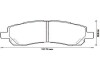 Тормозные колодки передние Subaru Forester, Impreza, Legacy Jurid 572566J (фото 1)