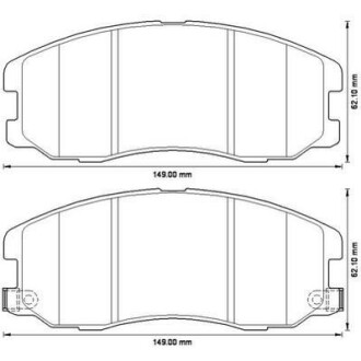 Колодки тормозные передние Chevrolet Captiva / Opel Antara Jurid 572570J