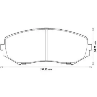 Тормозные колодки передние Suzuki Grand Vitara I, II Jurid 572584J