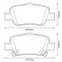 Тормозные колодки задние Toyota Auris, Corolla (2007-&gt;) Jurid 572601J (фото 1)