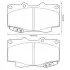 Тормозные колодки передние (15.0mm) Toyota Land Cruiser 3.4D 89-;2.4TD,4.2D 90- Jurid 572625J (фото 1)