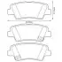 Гальмівні колодки задні Hyundai Accent IV, Elantra V, Solaris, Elantra, Sonata / Kia Rio, Soul / Ssa Jurid 572629J (фото 1)