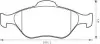 Гальмівні передні колодки Ford Fiesta, Fusion, KA, Puma / Mazda 121, 2 Jurid 573041J (фото 1)