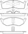 Гальмівні колодки передні Dodge Caravan, Intrepid, Nepn / Chrysler Voyager Jurid 573072J (фото 1)