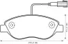 Гальмівні колодки передні Fiat Bravo, Stilo / Alfa Romeo Mito, Lancia, Delta Jurid 573076J (фото 1)