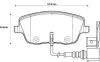 Гальмівні колодки передні VW Polo Skoda Fabia, Roomster / Seat Cordoba, Ibiza Jurid 573101J (фото 1)
