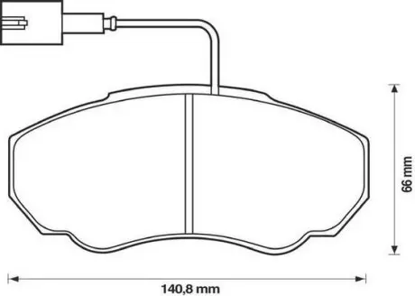 Тормозные колодки передние Peugeot Boxer / Citroen Jumper / Fiat Ducato Jurid 573113J