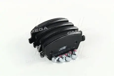 Гальмівні колодки передні Mercedes Citan/Dacia Dokker, Duster, Lodgy, Logan/Nissan Altima, Note Jurid 573125J
