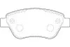 FIAT гальмівна колодка передн.Doblo 1.3JTD 1.9JTD 1.4i 05- Jurid 573170J (фото 1)