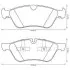 Тормозные колодки передние Mercedes E-Class (W211, S211), M-Class (W164), G-Class (W463), GL, R-Class Jurid 573175J (фото 1)