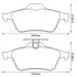 Тормозные колодки задние Ford Focus / Mazda 3 / Opel Vectra / Renault Laguna Jurid 573186J (фото 1)